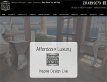 Tablet Screenshot of harbordesigncenter.com